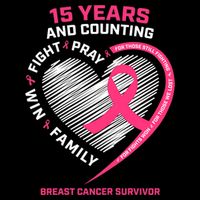 15 Years Cancer Free Gifts 15 Year Breast Cancer Survivor Impact Tech Backpack