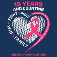 15 Years Cancer Free Gifts 15 Year Breast Cancer Survivor 16 in Basic Backpack
