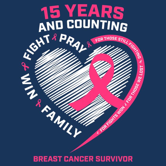 15 Years Cancer Free Gifts 15 Year Breast Cancer Survivor 16 in Basic Backpack