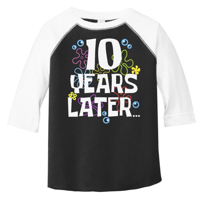 10 Years Later Ten 10 Year Old Birthday Gifts Toddler Fine Jersey T-Shirt