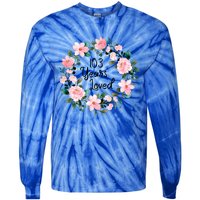 103 Years Loved 103 Years Old Cool 103rd Birthday Great Gift Tie-Dye Long Sleeve Shirt