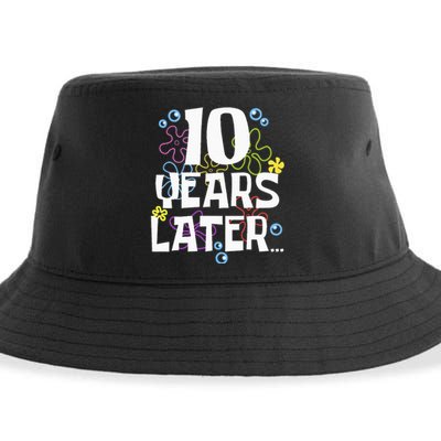 10 Years Later Ten 10 Year Old Birthday Sustainable Bucket Hat