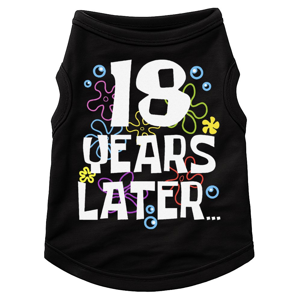 18 Years Later Eighteen 18 Year Old Birthday Gift Doggie Tank