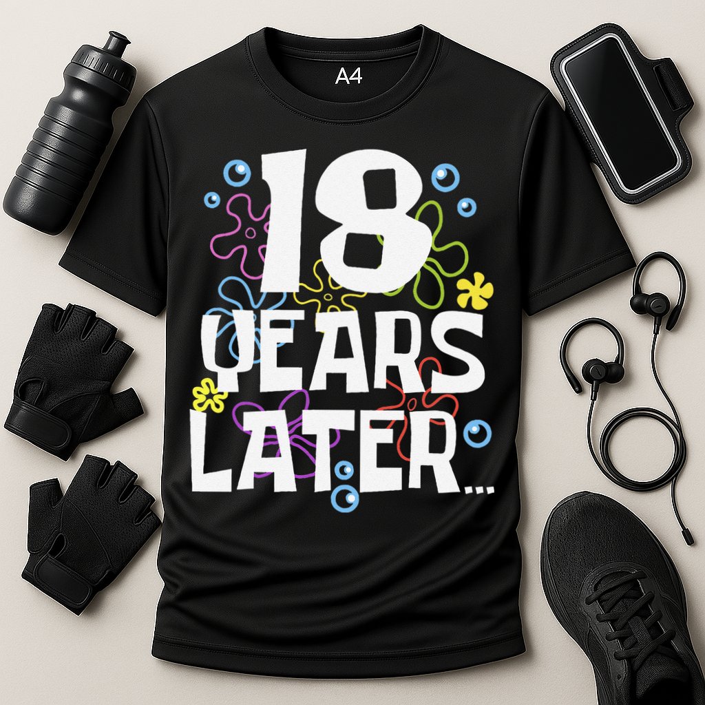 18 Years Later Eighteen 18 Year Old Birthday Gift Cooling Performance Crew T-Shirt