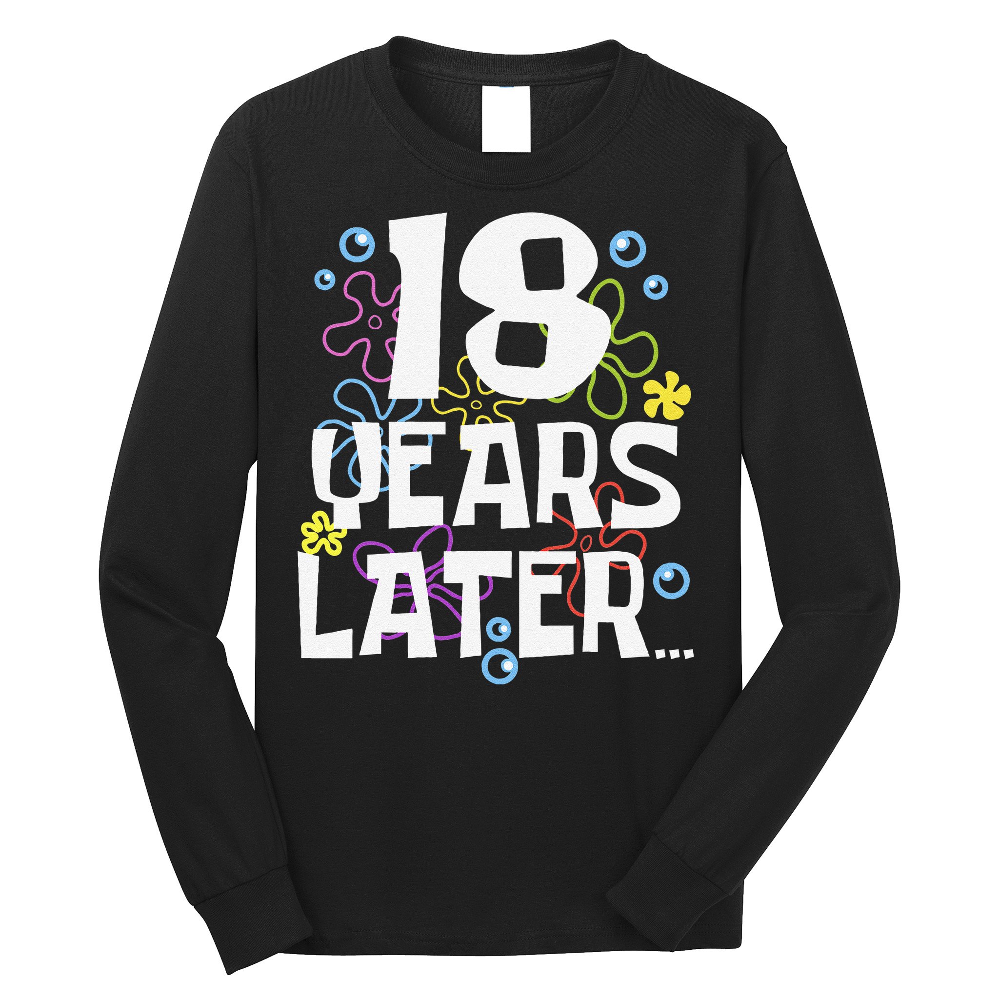 18 Years Later Eighteen 18 Year Old Birthday Gift Long Sleeve Shirt