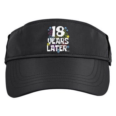 18 Years Later Eighteen 18 Year Old Birthday Gift Adult Drive Performance Visor