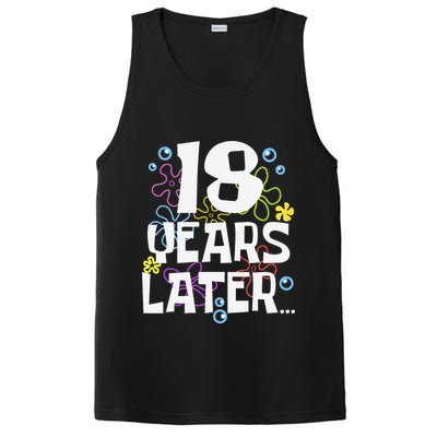 18 Years Later Eighteen 18 Year Old Birthday Gift PosiCharge Competitor Tank