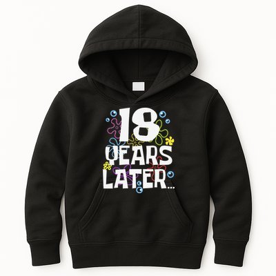18 Years Later Eighteen 18 Year Old Birthday Gift Kids Hoodie