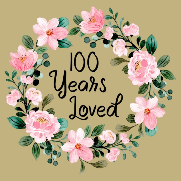 100 Years Loved Men Women 100 Years Old Cool 100th Birthday Gift Cooling Performance Crew T-Shirt