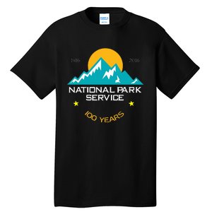 100 Years National Parks Service Environment Nature Tall T-Shirt