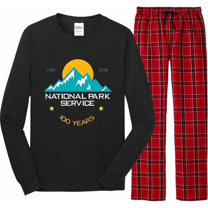 100 Years National Parks Service Environment Nature Long Sleeve Pajama Set