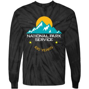 100 Years National Parks Service Environment Nature Tie-Dye Long Sleeve Shirt