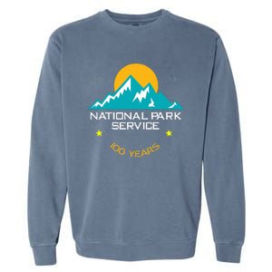 100 Years National Parks Service Environment Nature Garment-Dyed Sweatshirt