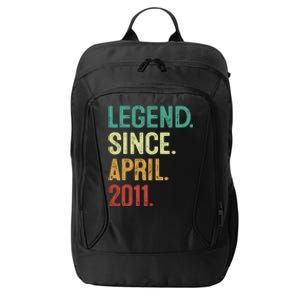 12 Years Old Legend Since April 2011 12th Birthday City Backpack