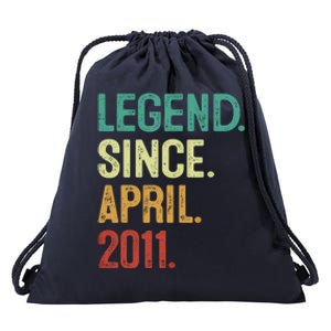 12 Years Old Legend Since April 2011 12th Birthday Drawstring Bag