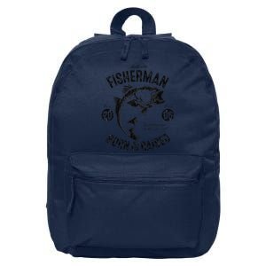 17 Year Old Fisherman Fishing 2006 17th Birthday Gift 16 in Basic Backpack