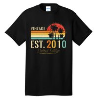 13 Years Old Vintage Est 2010 Limited Edition 13th Birthday Tall T-Shirt