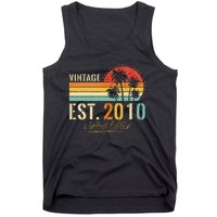 13 Years Old Vintage Est 2010 Limited Edition 13th Birthday Tank Top