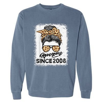 15 Year Old Awesome Since 2008 15th Birthday Present Gifts Teen Girl Garment-Dyed Sweatshirt