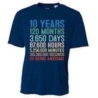 10 Year Old Gift Decorations 10th Bday Awesome 2013 Birthday Cooling Performance Crew T-Shirt