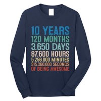 10 Year Old Gift Decorations 10th Bday Awesome 2013 Birthday Long Sleeve Shirt