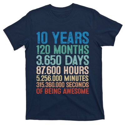 10 Year Old Gift Decorations 10th Bday Awesome 2013 Birthday T-Shirt