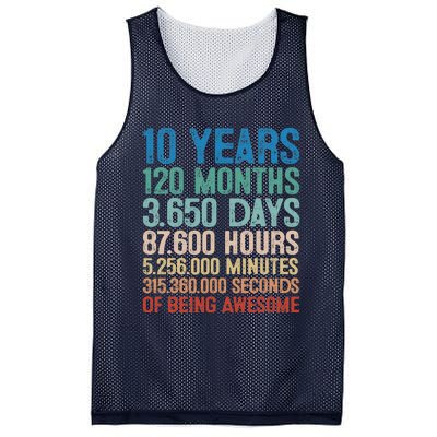 10 Year Old Gift Decorations 10th Bday Awesome 2013 Birthday Mesh Reversible Basketball Jersey Tank