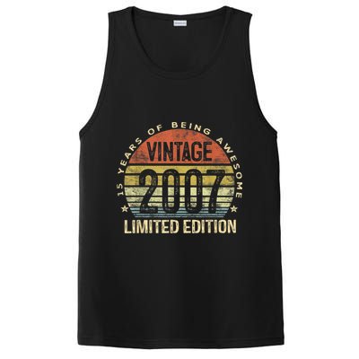 15 Year Old Gifts Vintage 2007 Limited Edition 15th Birthday PosiCharge Competitor Tank