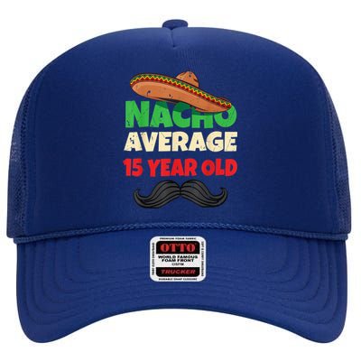 15 Year Old Outfit Fifteenth Present Boy 15th Birthday High Crown Mesh Back Trucker Hat