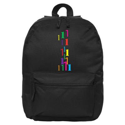 1 Year Old Birthday 1st BDay Number 1 16 in Basic Backpack