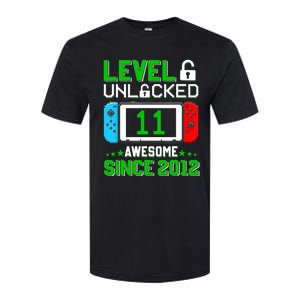 11 Year Old Boy Level 11 Unlocked Awesome 2012 11th Birthday Softstyle CVC T-Shirt