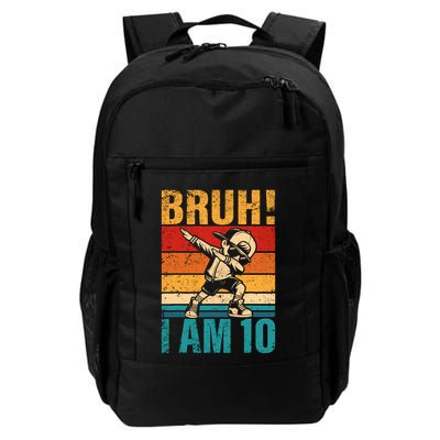 10 Year Old Birthday Dabbing Boy Bruh ItS My 10th Birthday Backpack