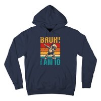 10 Year Old Birthday Dabbing Boy Bruh ItS My 10th Birthday Hoodie