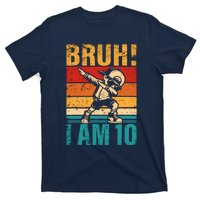 10 Year Old Birthday Dabbing Boy Bruh ItS My 10th Birthday T-Shirt