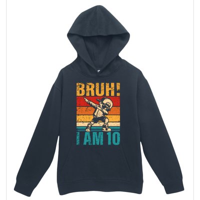 10 Year Old Birthday Dabbing Boy Bruh ItS My 10th Birthday Urban Pullover Hoodie