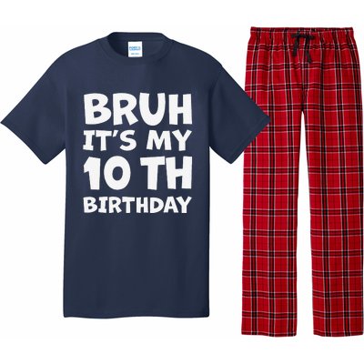 10 Year Old Bday Decorations Son Boy 10yr 10th Birthday Pajama Set