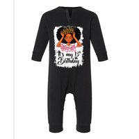 13 Year Old Gift Women Teenager Its My 13th Birthday Infant Fleece One Piece