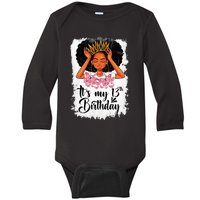 13 Year Old Gift Women Teenager Its My 13th Birthday Baby Long Sleeve Bodysuit