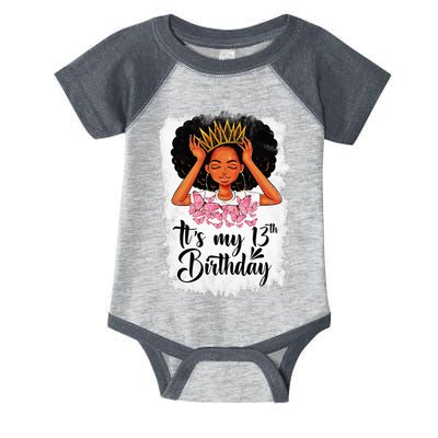 13 Year Old Gift Women Teenager Its My 13th Birthday Infant Baby Jersey Bodysuit