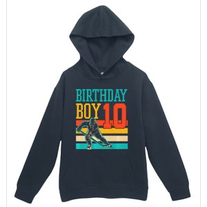 10 Year Old Ice Hockey Themed Birthday Party 10th  Gift Urban Pullover Hoodie