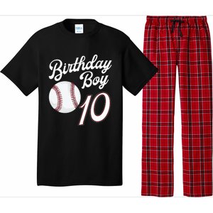 10 Years Old Baseball Themed 10th Birthday Party Sports Pajama Set