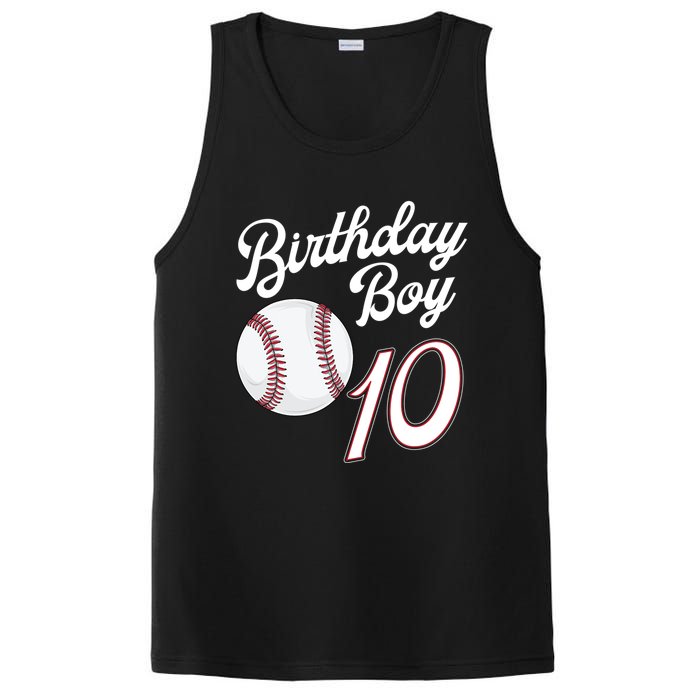 10 Years Old Baseball Themed 10th Birthday Party Sports PosiCharge Competitor Tank