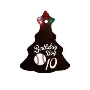 10 Years Old Baseball Themed 10th Birthday Party Sports Ceramic Tree Ornament