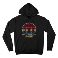 17 Year Old Gifts Vintage 2008 Limited Edition 17th Birthday Hoodie