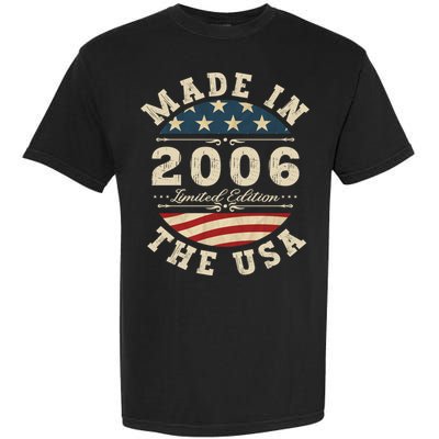 16 Years Old Bday Limited Edition 2006 Usa 16th Birthday Gift Garment-Dyed Heavyweight T-Shirt