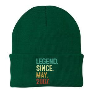 16 Years Old Legend Since May 2007 16th Birthday Knit Cap Winter Beanie