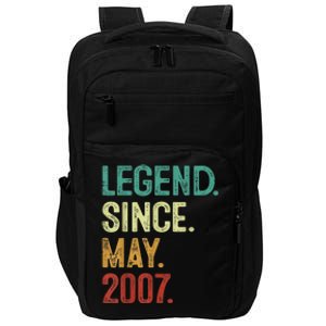 16 Years Old Legend Since May 2007 16th Birthday Impact Tech Backpack