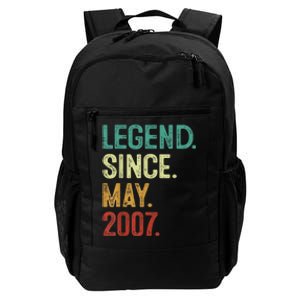 16 Years Old Legend Since May 2007 16th Birthday Daily Commute Backpack