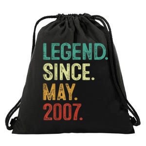 16 Years Old Legend Since May 2007 16th Birthday Drawstring Bag