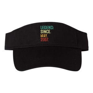 16 Years Old Legend Since May 2007 16th Birthday Valucap Bio-Washed Visor